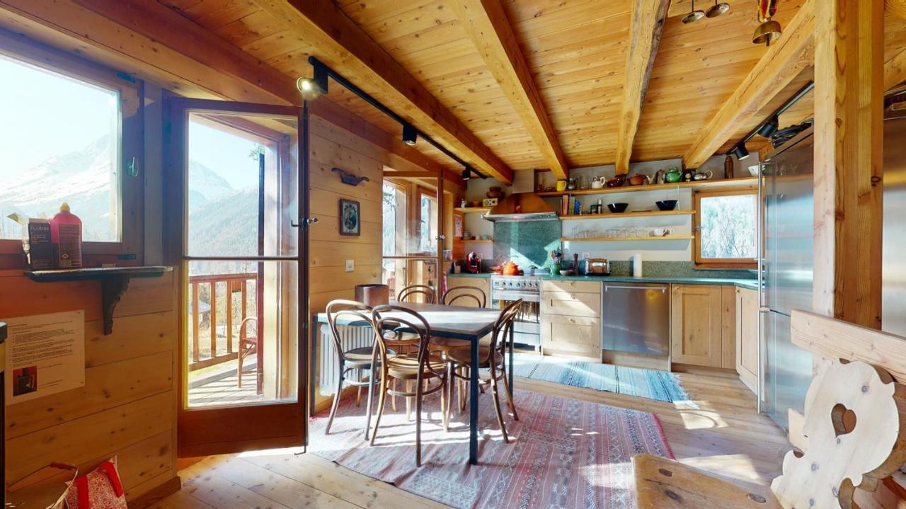 Idyllic Chalet In Evolene, With View On The Dent Blanche And The Mountains Appartement Buitenkant foto