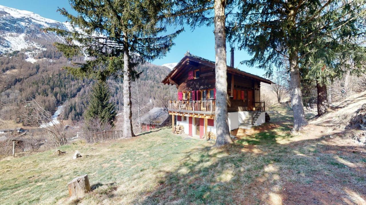 Idyllic Chalet In Evolene, With View On The Dent Blanche And The Mountains Appartement Buitenkant foto